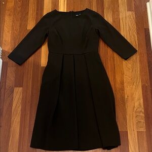 ASOS Elegant Black 3/4 Sleeve Dress